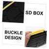 SECFOU 1pc Memory Card Holder for Cards Drop Resistant Storage Case Portable Organizer for Camera and Phone and Lightweight Design view 3