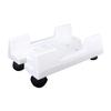 Tofficu Movable Computer Host Rack Pulley Bracket Removable Holder for Easy Installation Design and Stable Structure White view 1