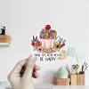 (3Pcs) Drink Tea Read Books Be Happy Stickers Read Books Sticker Reading Decal Waterproof Vinyl Stickers Adult for Laptop Kindle Car Tumbler Water Bottle Mug Phone Notebook Helmet - Size 3x2,8 view 2