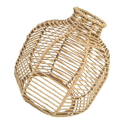 NULYLU Rustic Ceiling Light Farmhouse Chandelier Woven Lampshade Pendant Lamp Shade Replacement for Kitchen Dining