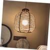 NULYLU Rustic Ceiling Light Farmhouse Chandelier Woven Lampshade Pendant Lamp Shade Replacement for Kitchen Dining view 4