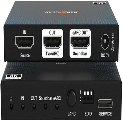 8K60 HDMI 2.1 eARC Audio to Soundbar Converter/Adapter