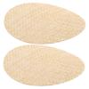 BUTIFULSIC 2pcs Heat-resistant Lampshade Diffusers for Spotlight Pendant Lights Soft Light Barrier Easy Installation for Home Protection Beige Diameter view 1