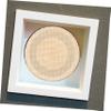 ANDRESLAD 2pcs Round Lamp Shade Diffusers Eye Protection Light Barrier for Pendant Lights Fireproof and High-temperature Resistant Soft for Home Decor Diameter Beige view 3