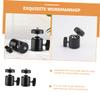 BIUDECO Machined Metal Tripod Mount Adapter 360 Rotatable Ball Head for Camera Phone Holder Replacement for Broken Tripod Parts view 4