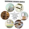 QUMIIRITY 6pcs Sea Star Shaped Zinc Alloy Cabinet Handles for Modern Kitchen and Bedroom Elegant Drawer Pulls for Cabinets and Dressers Stylish Decorative Knobs view 3