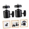 BIUDECO 2pcs Tripod Mount Adapter Hot Shoe Mount Light Stand Adapter for Cameras Monopods and Led Video Lights Professional Swivel Fine Craftsmanship view 3