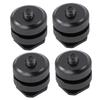 jojofuny 4pcs Aluminum Alloy Cold Shoe Adapter for Tripod Mount Flash Holder with Screw Compatible with DSLR Cameras and Accessories view 1