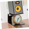 Hemoton Metal Speaker Stand for Desktop and Sturdy Sound Riser for Computer Speakers Compatible Models Easy Installation Design view 2