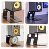 Hemoton Metal Speaker Stand for Desktop and Sturdy Sound Riser for Computer Speakers Compatible Models Easy Installation Design view 3