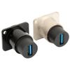 ARTIBETTER 2pcs USB Female to Female Panel Mount Coupler Adapter Connector for Easy USB Device Connection Compatible Laptops Desktops and External Drives Black Silver view 1