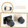 ARTIBETTER 2pcs USB Female to Female Panel Mount Coupler Adapter Connector for Easy USB Device Connection Compatible Laptops Desktops and External Drives Black Silver view 4