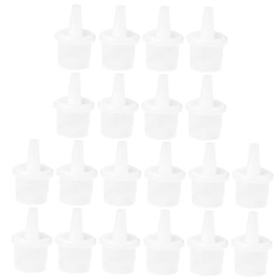 Baluue 20pcs Eyelash Replacement Bottle Mouth Blocking Eyelash Extension Tool for Professional and Home Use Nozzle