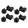 jojofuny 8pcs Cold Shoe Mount Screw Set for DSLR Camera Rig Tripod Adapter Cold Shoe Frame view 1