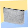 AOKWAWALIY Elegant Felt Bag for Electronics Cable Charger Storage Bag Travel Pouch Internal for Easy Access view 2