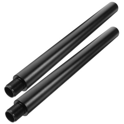 BRIGHTFUFU 2pcs Extended Speaker Pole Mount with Reverse Thread Design Metal Subwoofer Mounting Tube for Secure Grip and Versatile Applications