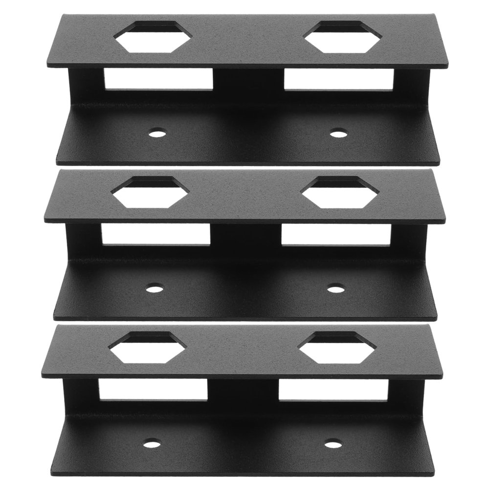 Yardenfun 1set Under Desk Laptop Holder Mounting Bracket for Invisible Storage Easy Installation Optimal Viewing for Home Office Minimalist Desks