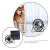 ANDRESLAD 1set Solar Panel Fan for Pets Lightweight Easy to Install for Greenhouses and Camping Solar Powered Cooling for Dogs and Cats view 3