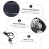 ANDRESLAD 1set Solar Panel Fan for Pets Lightweight Easy to Install for Greenhouses and Camping Solar Powered Cooling for Dogs and Cats view 4