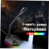 FAVOMOTO 1pc Bendable USB Microphone RGB Design for Video Conference Voice Chat and Home Studio Use Drive -Noise Desktop Mic for Sound view 4