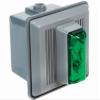 Alpha Communications 867-STRG-AQ Strobe Unit with Horn 24VDC, Green; 150 Candela Strobe (Clear Lens); Engineered Thermoplastic Housing; Used Where a Distinctive Visual or Audible Signal is Required view 1
