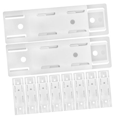 Wall Mounted Socket Holder 10 Pack ABS Traceless Adhesive Brackets