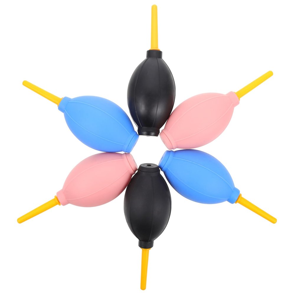 CIYODO 6pcs Air Blower Cleaning Duster Compressed Air for Electronics Dust Rubber Bulb