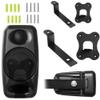 Coyktonty Aluminium Wall Bracket/Wall Mount Bracket for Ik iloud mm Speakers,Duty Speaker Mount Mounting Brackets (Black+Black) view 1
