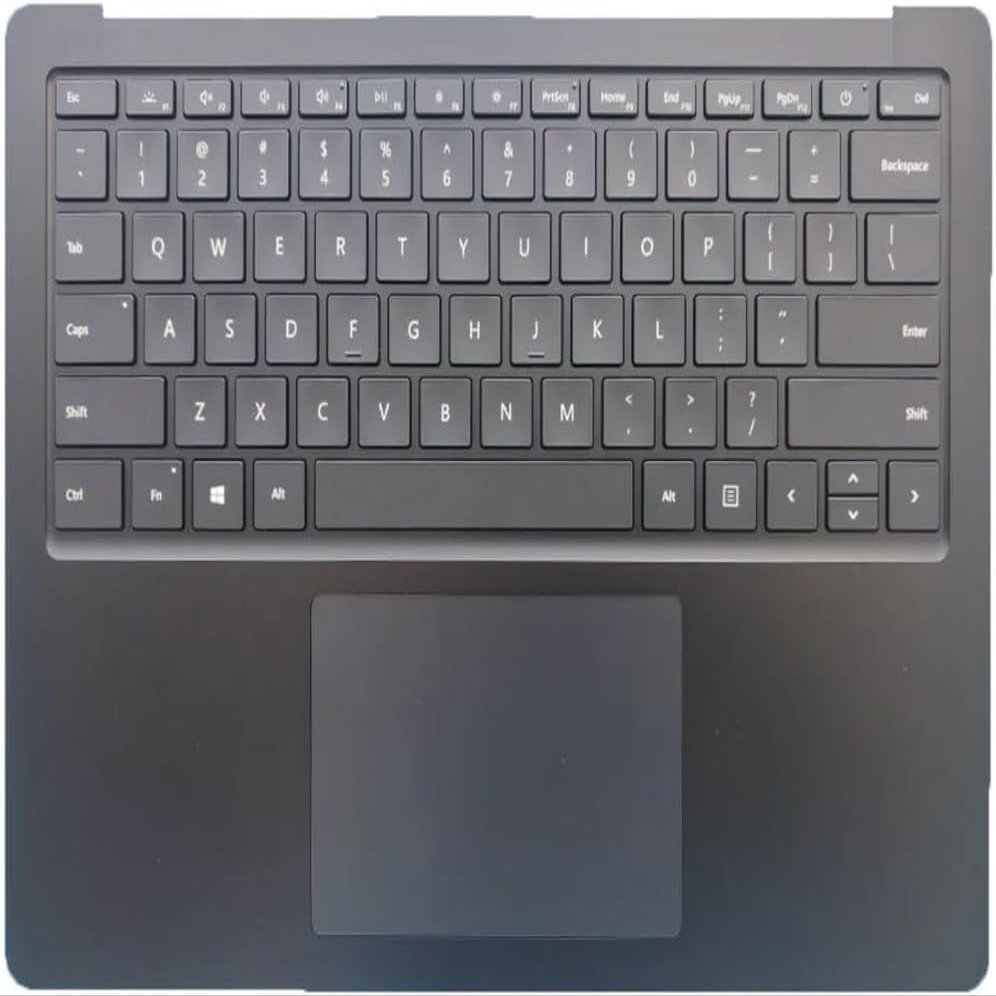 ZOLOIT Palmrest Keyboard Touchpad Keyboard for Microsoft Surface Laptop 3/4/5 15" (Black, USB)