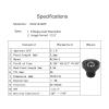8MP 2.2mm CCTV Lens 1/2.5 Inch IR No-Distortion F1.8 M12 Mount with 650nm IR Filter for AHD IP Camera view 4