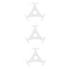 CAXUSD 3pcs Triangle Disc Adapter for Records Turntable Accessory Compact Design for Easy Use and Replacement view 1