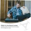 CAXUSD 3pcs Triangle Disc Adapter for Records Turntable Accessory Compact Design for Easy Use and Replacement view 3
