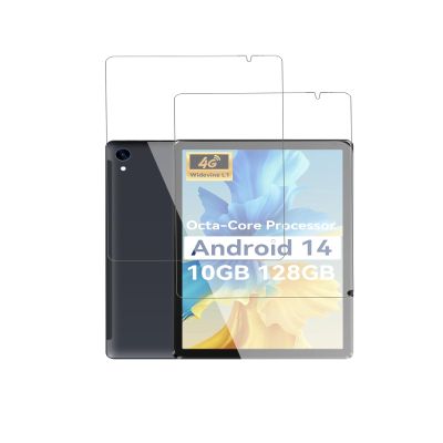 Screen Protector for Urao C107/ZOFYWNAS C107 Android 14 Tablet 10 inch 2024,WUNIAK Tempered Glass Film Anti-Scratch High Touch Sensitivity,2 Pack.