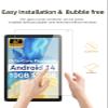Screen Protector for Urao C107/ZOFYWNAS C107 Android 14 Tablet 10 inch 2024,WUNIAK Tempered Glass Film Anti-Scratch High Touch Sensitivity,2 Pack. view 3