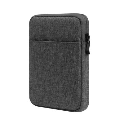 Sleeve Case Bag, Protective Nylon Cover Compatible with 6" - 7" E-Reader, Light Grey (Dark Grey)