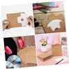 MERRYHAPY 50pcs Kraft Paper Cd Bags Brown Paper Cd Envelopes Handles Bulk Shipping Packaging view 2
