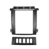 AYYDXRK 9.7 Inch 2 Din Car Radio Fascias Compatible with KIA Sorento 2004-2008 Tesla Style Multimedia Frame Video Player Navigation DVD Panel Trim Install Mount Kit view 1
