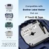 6-Pack, Label KINGDOM M Tape Clear Compatible with Brother P-Touch Label Tape M-K131S M131 M-131 MK131 Label Tape 12mm 0.47 Fit for Brother PT70 PT90 PT85 PT65 PT45 Brother Pt-M95 P-Touch Clear Tape view 2