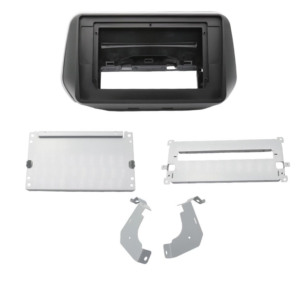 AYYDXRK Car Audio 10.1" Big Screen DVD Fascia Frame Adapter Compatible with Hyundai Santafe/Santa Fe 2018+ 2Din Dash Installation Panel Frame Kit Install Mount Kit(Only Frame)