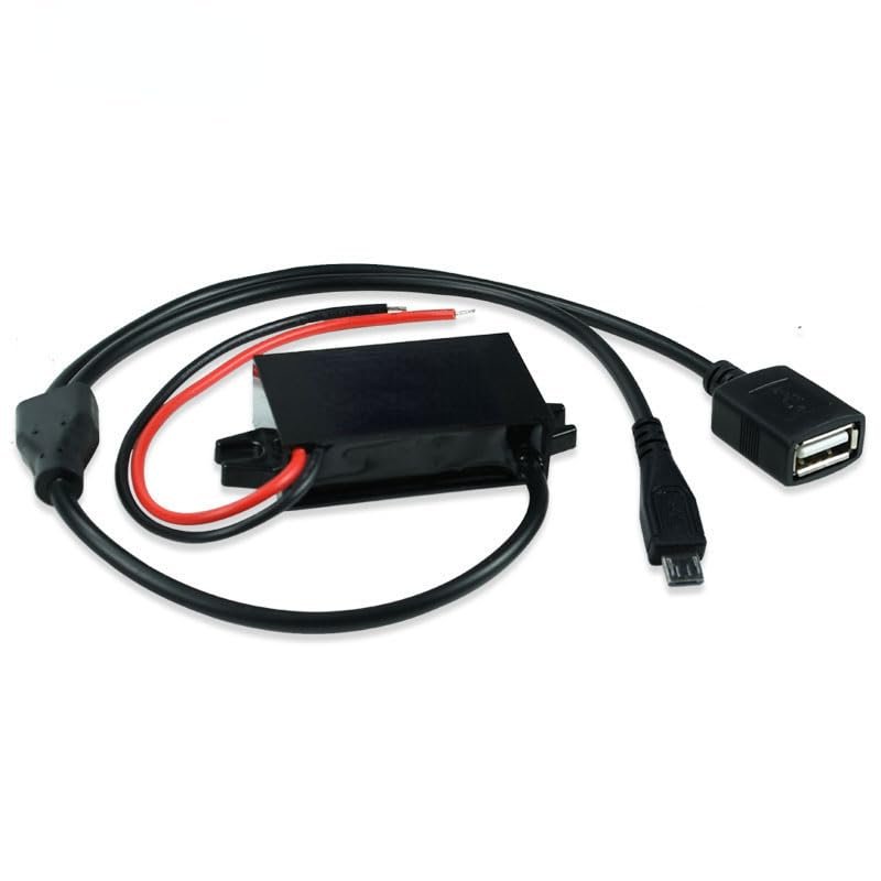 YCWHRCXKUZ Type-C 48V 36V 24V 12V to 5V USB C DC Converter Step Down Power 12 Volt to 5 Volt DC Buck Car Charger USBC Connector(USB and Micro USB,DC 36V 48V (11-60V))