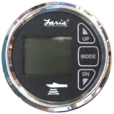 13752 Depth Sounder, w/Transom Mounted Transducer and Temperature Sender 13752
