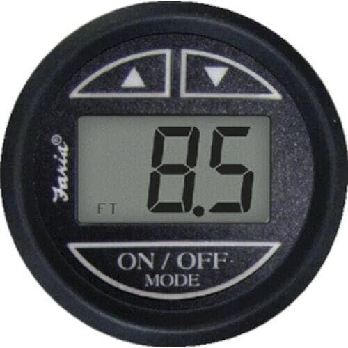 12850 Depth Sounder, EEuro with Transom Transducer 12850