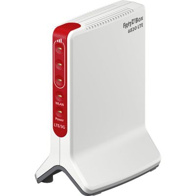 FRITZ! Box 6820 LTE (LTE (4G) and UMTS (3G), WLAN N up to 450 Mbps, 1 x Gigabit LAN, suitable for Germany)