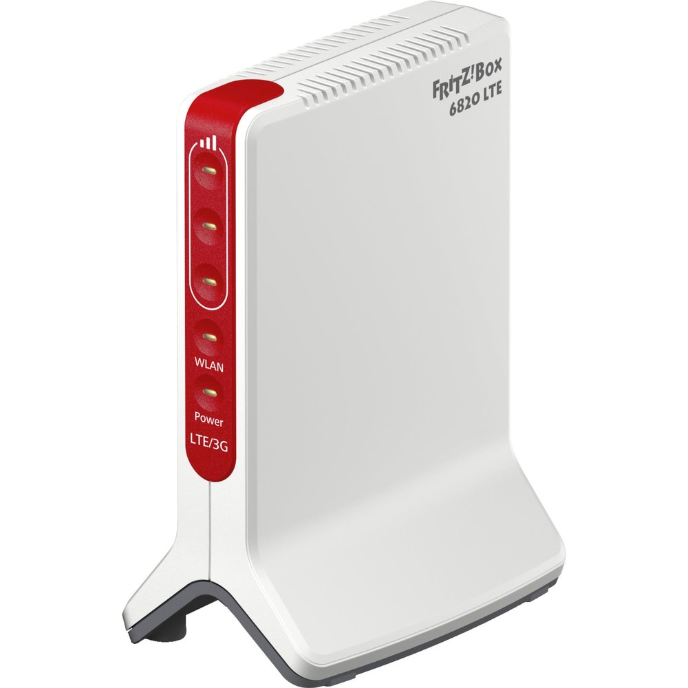 FRITZ! Box 6820 LTE (LTE (4G) and UMTS (3G), WLAN N up to 450 Mbps, 1 x Gigabit LAN, suitable for Germany)