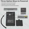 Wenpzeray Y-706 Portable Pocket Radio AM FM SW Band ReceiverBlack and D218 Retro Portable AM FM SW Radio Great Sound BT Speaker Radio (Grey) view 4