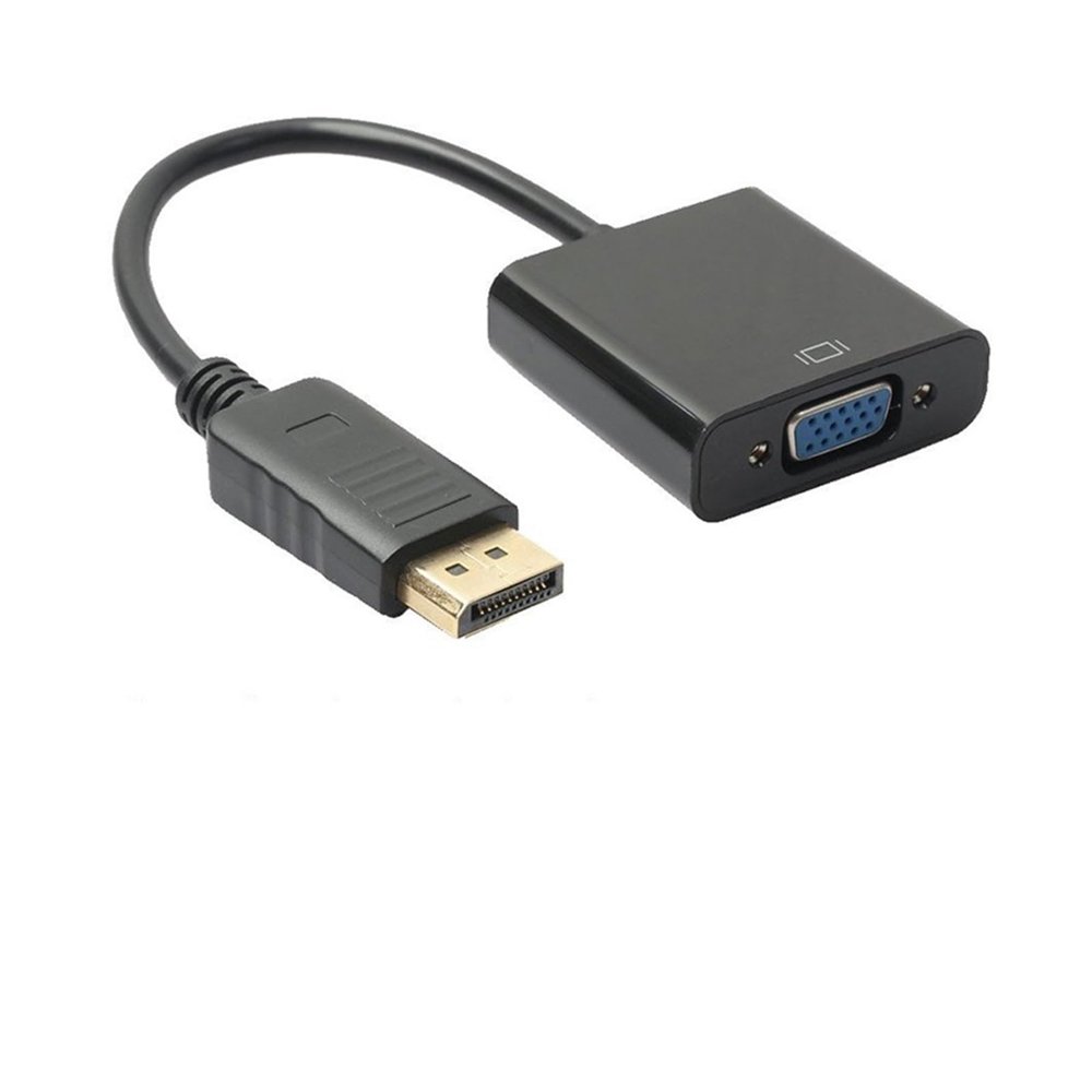 ACGTUY DP DisplayPort to DVI HDMI-Compatible Converter Video Cable Display Port D-Sub Adapter 1080P 720P HDTV Monitor PC(DP to VGA)