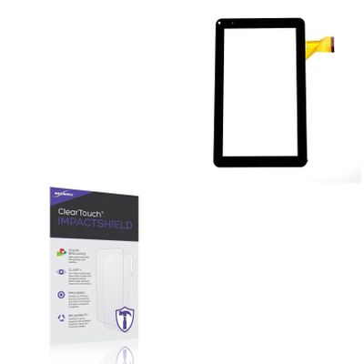 BoxWave Screen Protector Compatible with iRulu AX922 - ClearTouch ImpactShield (2-Pack), Impenetrable Screen Protector Flexible Film
