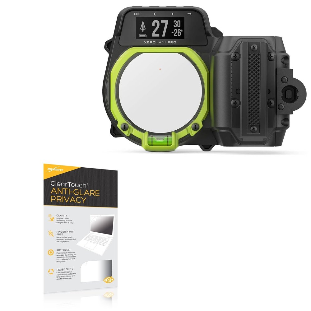 BoxWave Screen Protector Compatible with Garmin Xero A1i PRO Bow Sight - ClearTouch Anti-Glare Privacy (2-Pack), Privacy Screen Protector Flexible Film Anti-Glare
