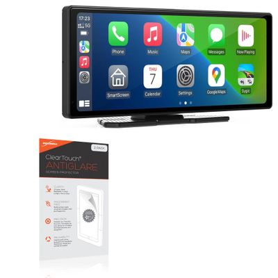 BoxWave Screen Protector Compatible with APHQUA Wireless Portable Carplay and Android Auto - ClearTouch Anti-Glare (2-Pack), Anti-Fingerprint Matte Film Skin