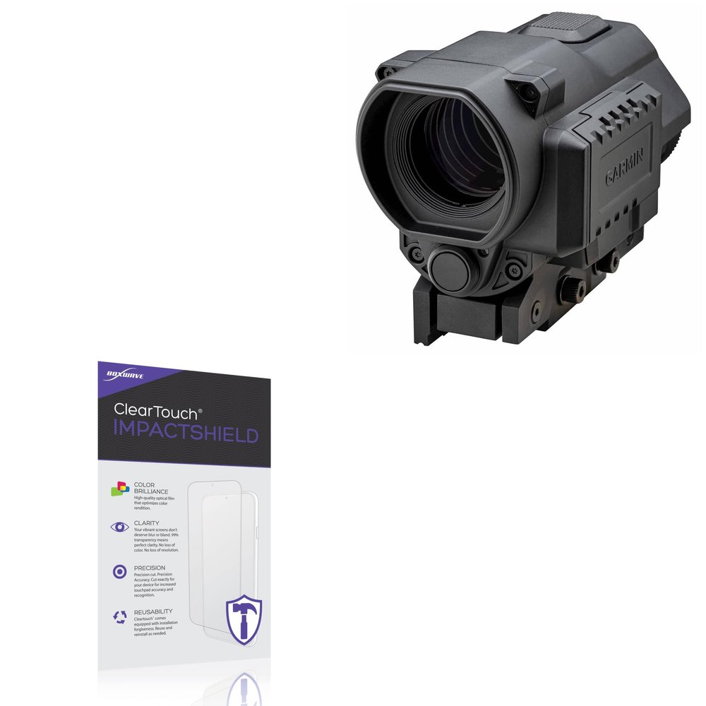 BoxWave Screen Protector Compatible with Garmin Xero X1i Crossbow Scope - ClearTouch ImpactShield (2-Pack), Impenetrable Screen Protector Flexible Film